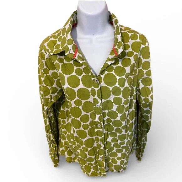 Boden Sienna Cotton Button Down Long Sleeve Shirt. Women’s 12 - Picture 2 of 6